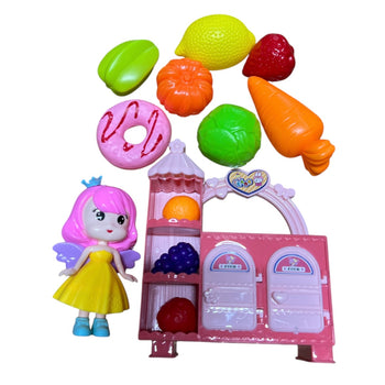 Set me lodra (vajza, embelsira, fruta ne stende)