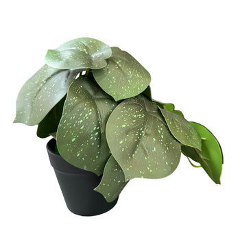 Bimë artificiale dekorative me gjethe me pika