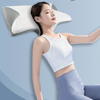 Jastëk me mbështjetje për çervikalen, material Memory foam