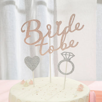 Cake topper "Bride to be"