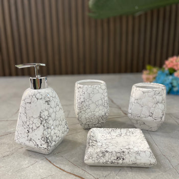 Set qeramike me aksesore tualeti x4