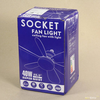 Ventilator me llambë LED 40 W E27