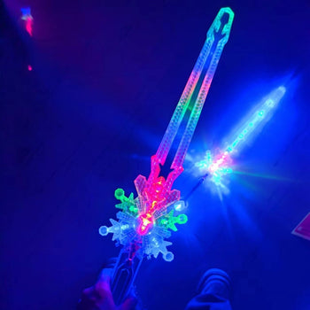 Shpatë me snowflakes (muzikë & drita)