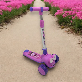 Skuter me bretkosë dhe figura zogjsh