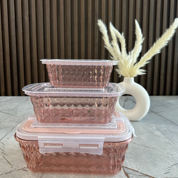 Set tasa plastike x3