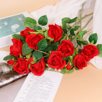 Degë trëndafili me 3 koka, 70 cm