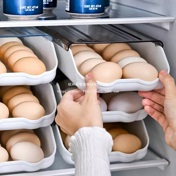 Mbajtëse vezësh plastike me kapak për frigorifer
