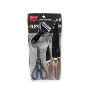 Set me qëruese perimesh, gërshërë, 2 thika me madhësi të ndryshme