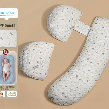 Jastëk për nënat shtatëzana, suportuese për shpinën dhe barkun në formë “H”