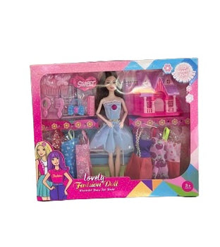 Set me lodra per vajza Lovely Fashion Doll