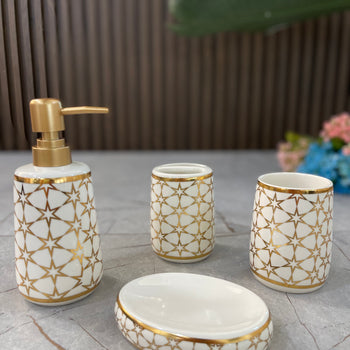 Set qeramike me aksesore tualeti x4