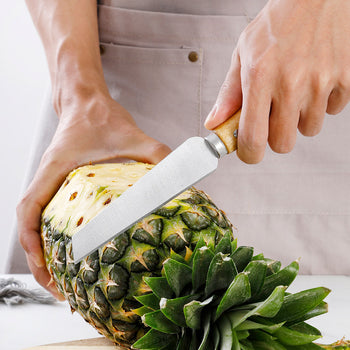 Thikë qëruese me bisht druri kuzhine