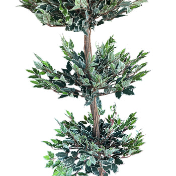 Pemë artificiale me 1 trung kaf dhe gjethe me 3 ndarje, 180 cm