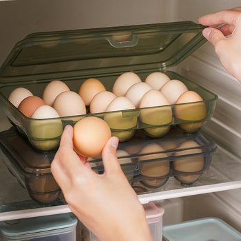 Mbajtëse vezësh transparente me kapak 15 hapësira