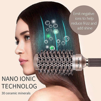 Furçë flokësh rrumbullake Nanotechnology 45