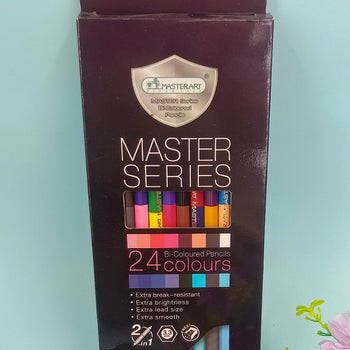 Lapsa me ngjyra double Master Series, pako me 12 copë dhe 24 ngjyra