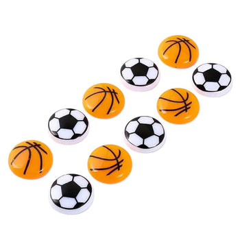Magnetë rrethor në formë topi futbolli dhe basketbolli