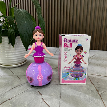 Lodër balerinë me drita dhe muzikë, Rotate Ball