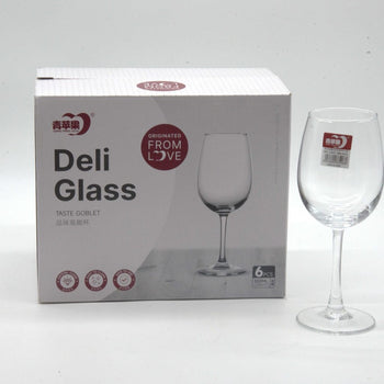 Set me 6 gota vere transparente për evente, material qelqi