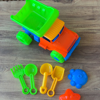 Set me kamion plazhi për fëmijë