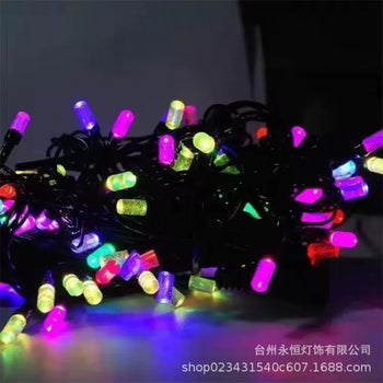 Varg dritash led multicolor për festë