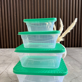 Set tasa plastike x4