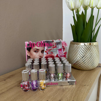 Lip gloss me dekor frutash