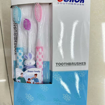 Furçë dhëmbësh, set 3 copë madhësi të ndryshme