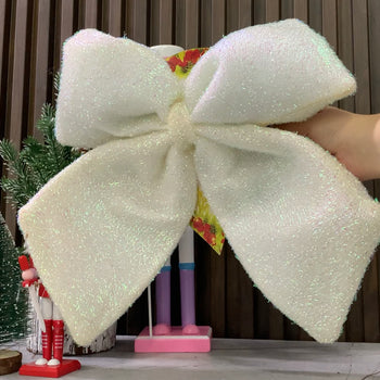 Fjongo e bardhë me shkëlqim 30 cm