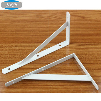 Suportuese këndore hekuri trekëndore, për rafte muri