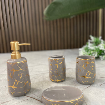 Set qeramike me aksesore tualeti x4