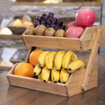 Mbajtëse frutash druri me dy nivele
