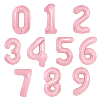 Tullumbace foli në formë numri (1-10)