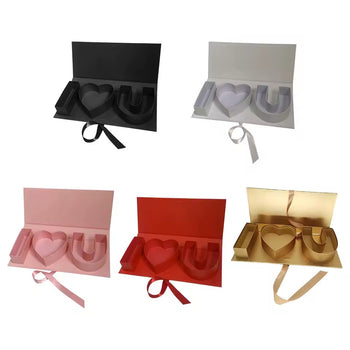 Kuti dhuratash “I Love You” me formë zemre dhe fjongo, perfekte për dhurata dedikuar nënës ose të dashurës