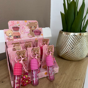 Lip gloss për buzë me varëse dekorative