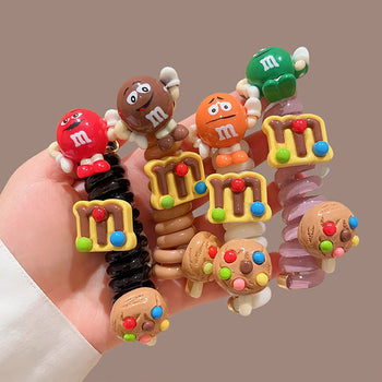 Lidhëse flokësh spirale M&M