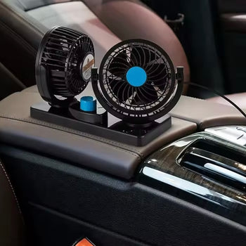 Ventilator me dy koka për makinën