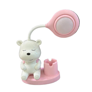 Llambë tavoline LED me mbajtëse lapsash (pink)