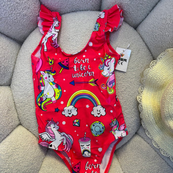 Body plazhi me njëbrirësh "Born to be unicorn"