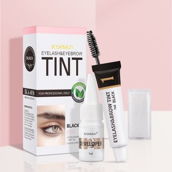 Bojë për vetullat dhe qerpikët Eyelash & Eyebrow Tint ICONSIGN