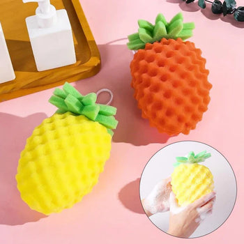 Sfungjer trupi për dush në formë ananasi