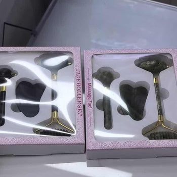 Set jade roller dhe guasha, 3 copë