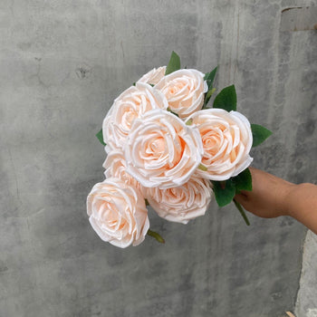 Tufë me lule artificiale, 7 degë, 46cm