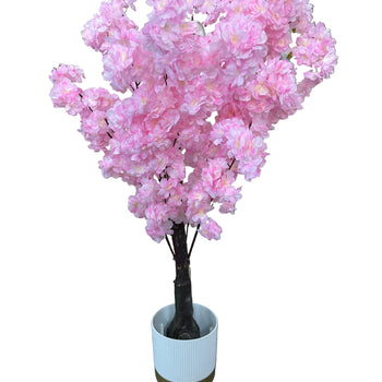 Pemë artificiale dekorative me lule qershie