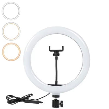 Ring light LED me mbajtëse telefoni