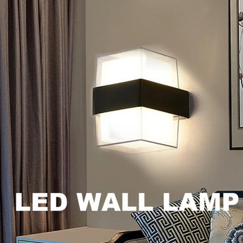 Ndriçues mural me modul LED kuboid