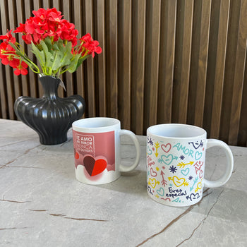 Filxhan qeramike me mesazhe dashurie