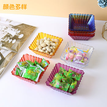 Frutiere akrilik në formë katrore e vogël