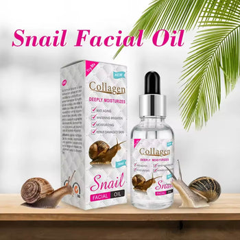 Snail Facial Oil me kolagjen, hidratim i thellë për fytyrën
