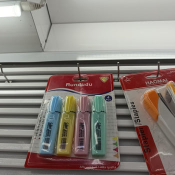 Higlighter me ngjyra, set 4 copë